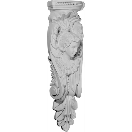 Ekena Millwork 11 1/4"W x 5 5/8"D x 40 1/2"H Angel Corbel, Right COR11X05X40AN-R